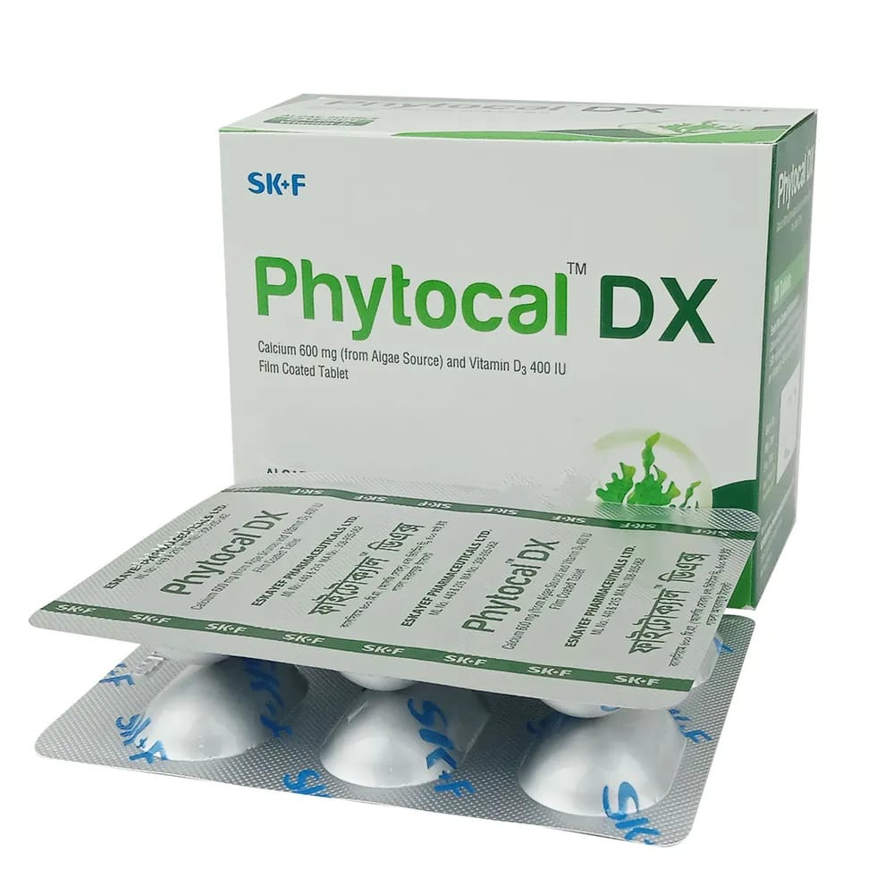 Tablet Phytocal DX 600mg+400iu (30pcs)